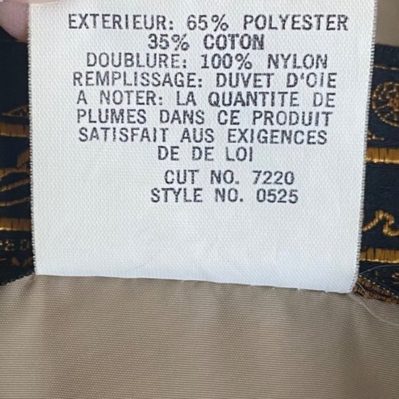 Vintage Eddie Bauer Goose Down Jacket Men's Size Medium Green Tan Made In USA - Picture 8 of 12